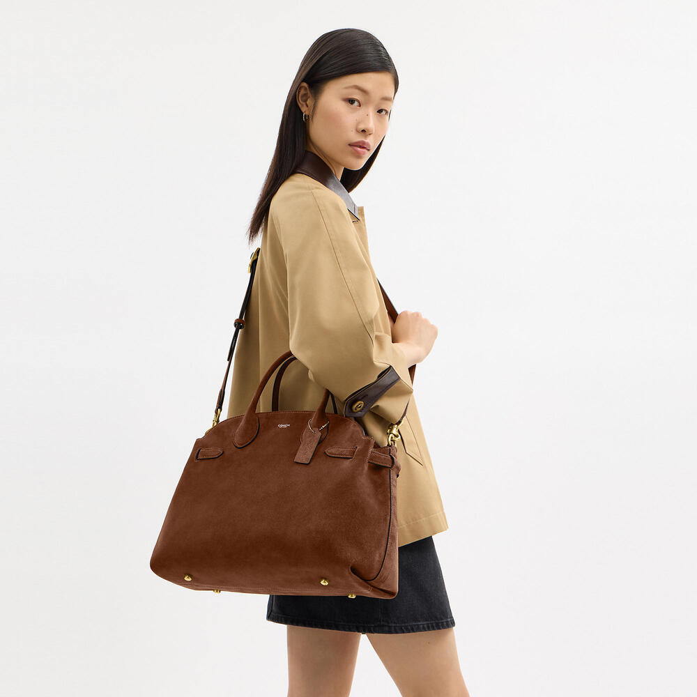 Coach Soft Empire Carryall Bag 40 - Picture 3 of 8